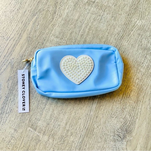 NWT❤️ Stoney Clover Lane Small Pouch w/ Heart Patch